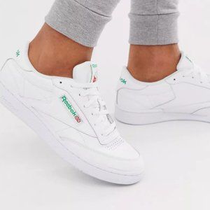 NWT REEBOK Club C 85 Sneakers White Green 11